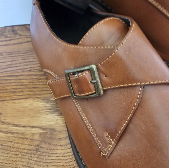 Men's Size 13 Dress Shoes; Brown with darker tips - Picture 7 of 12